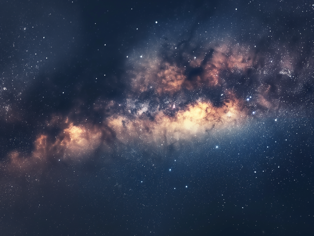Milky Way over the horizon